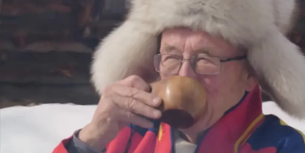 A Sami and his Kuksa.