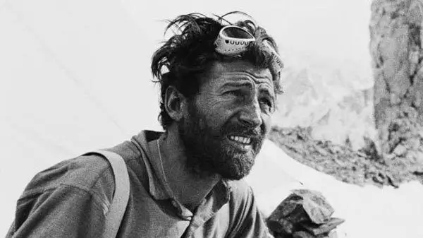 Hermann Buhl, the first mountaineer to have made the first solo ascent of an eight-thousander even without bottled oxygen.