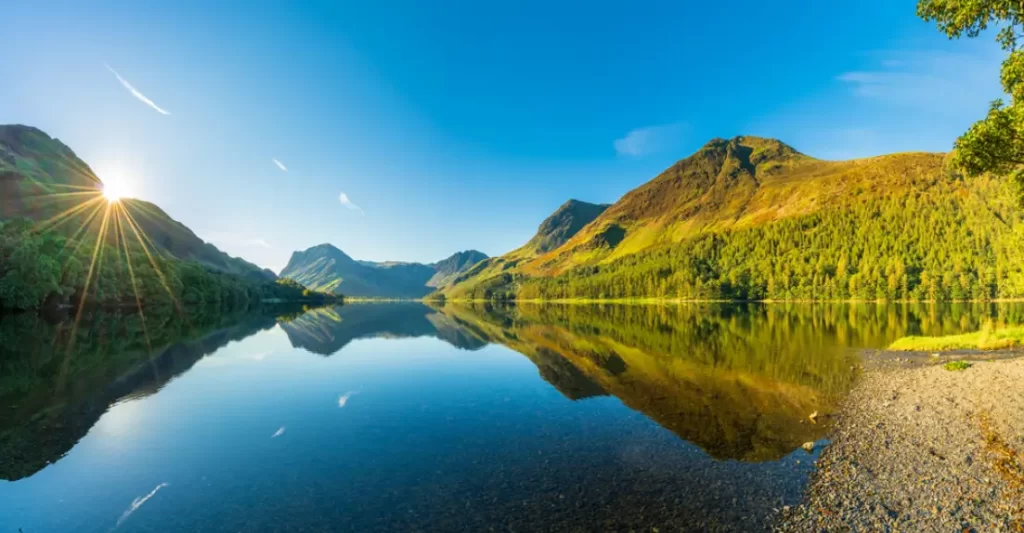 One of the best places to camp out around the world, Lake District National Park UK.
