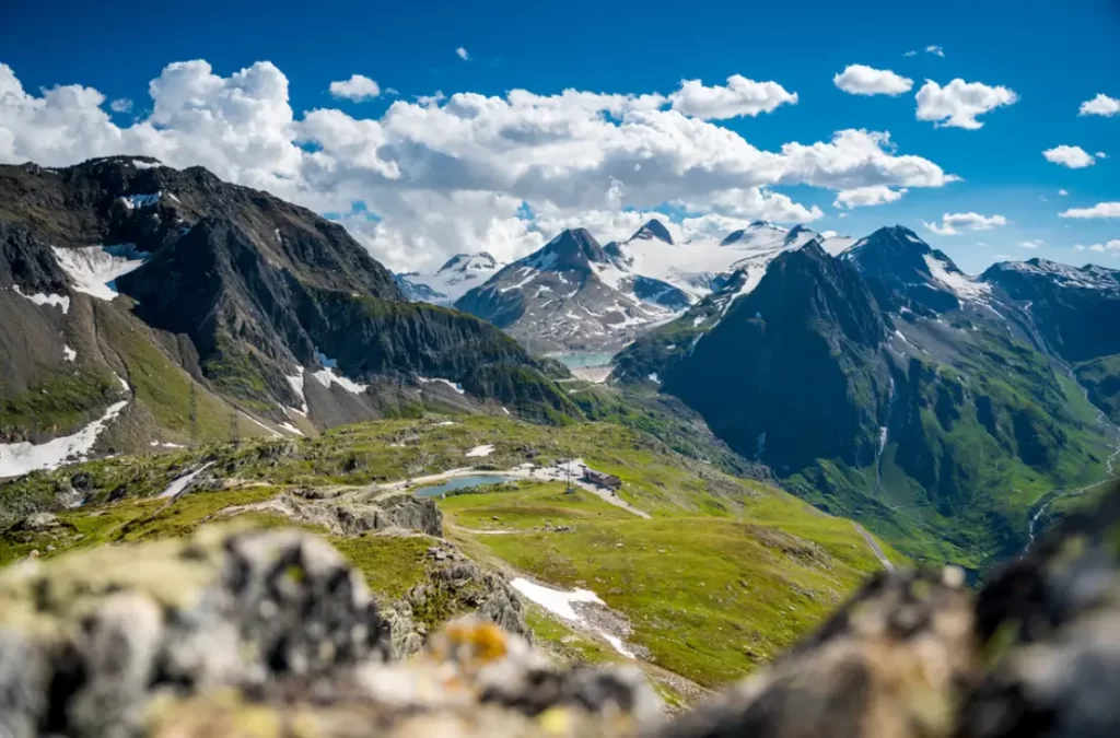 One of the best places to camp out around the world, Nufenen Pass SWITZERLAND.