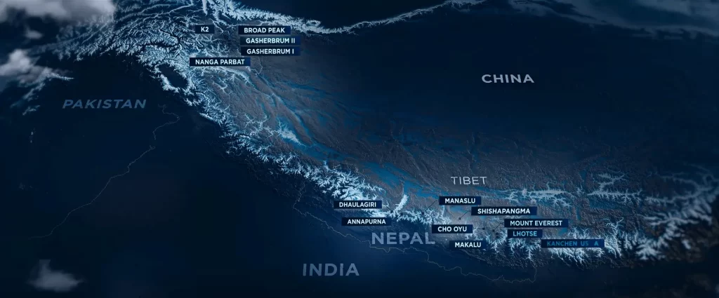 The map of 'Project Possible'.