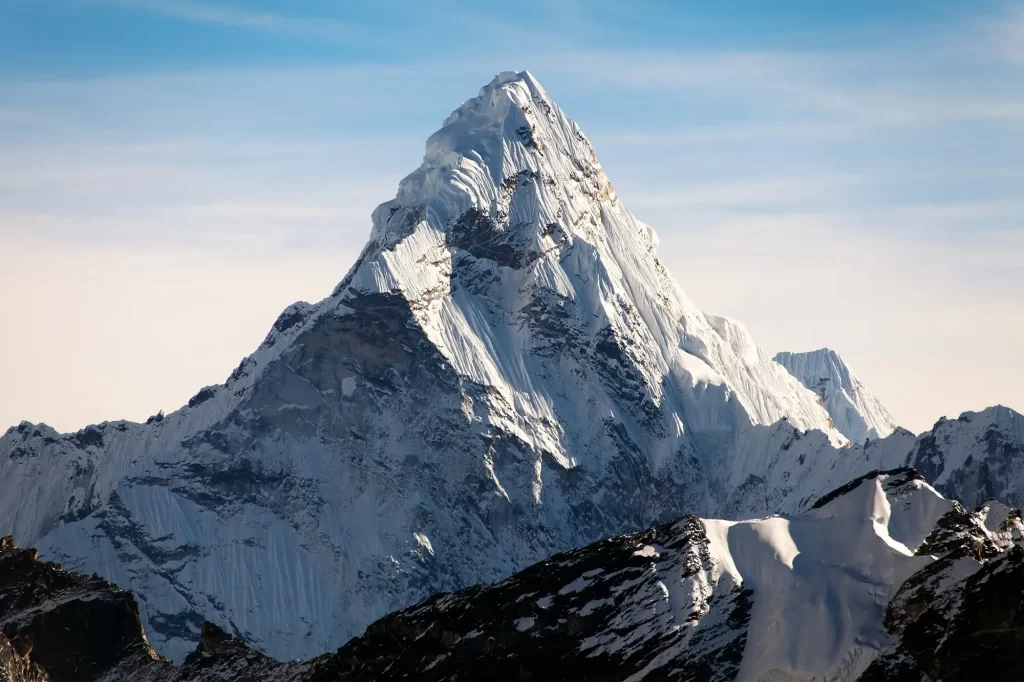 Mount Everest, the first of all 14 eight-thousanders.